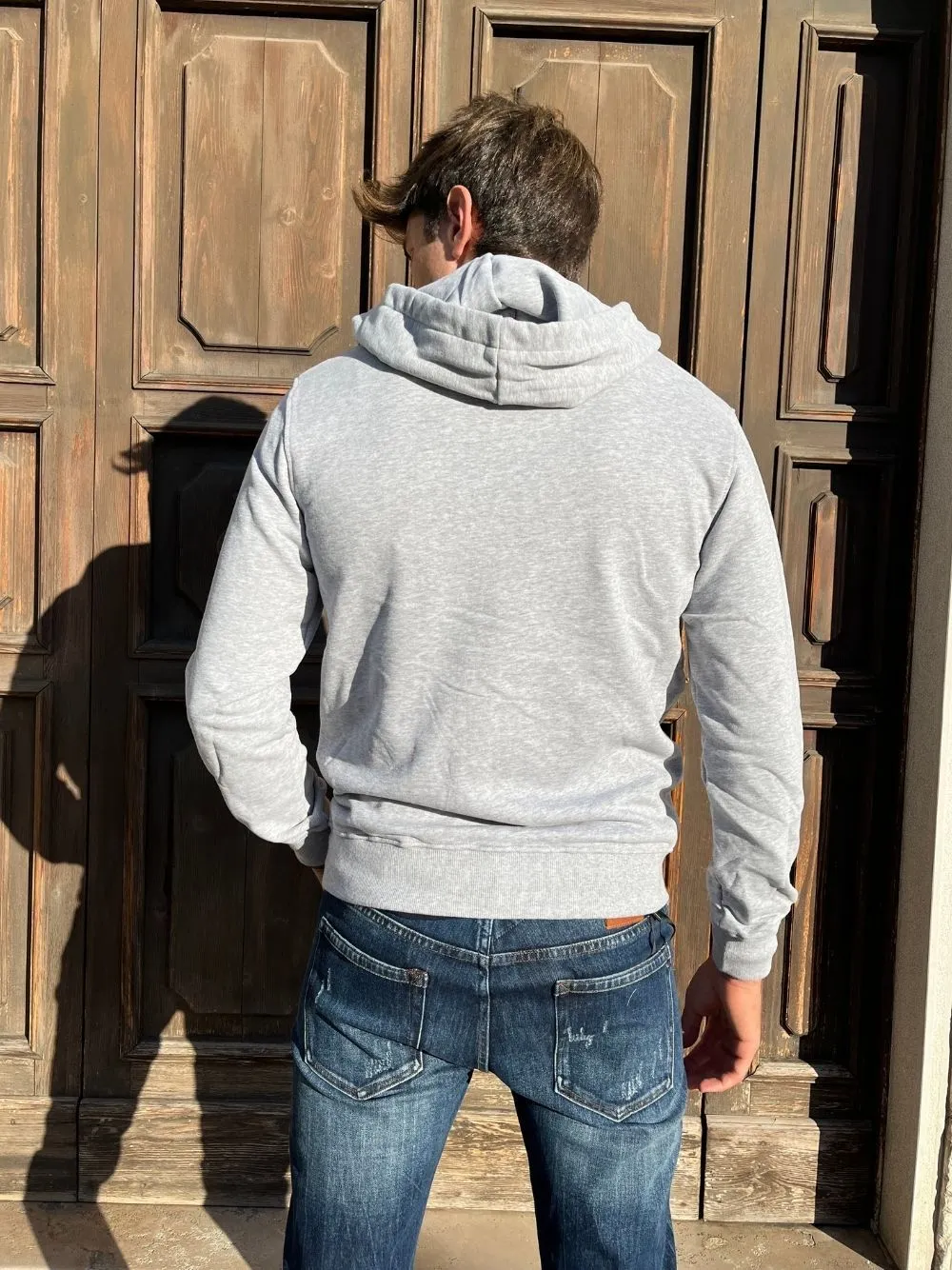 Felpa con zip basic gl