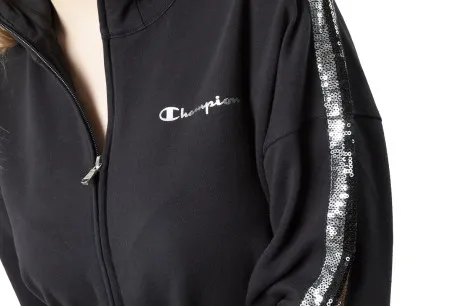 Felpa Donna Full Zip con Banda