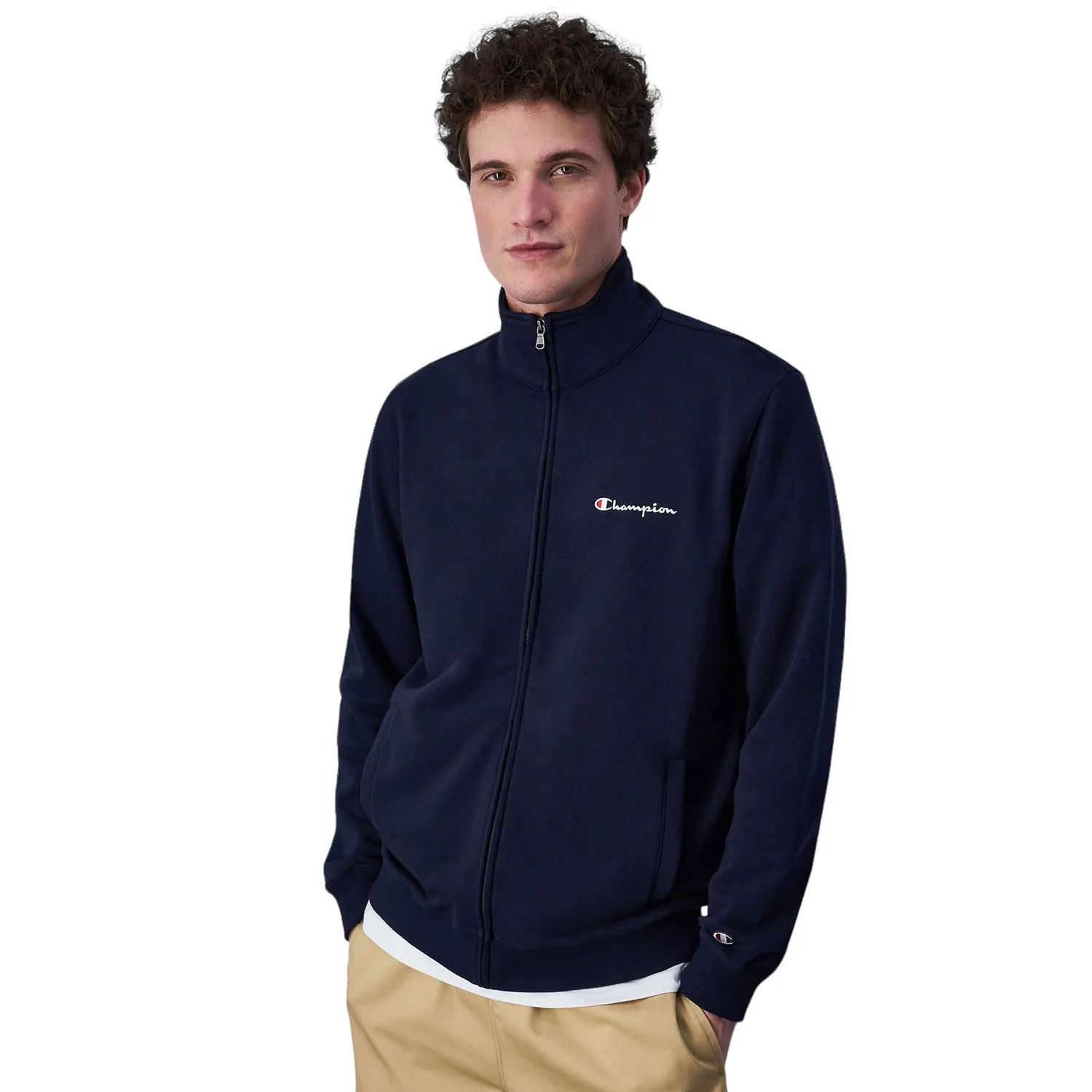 FELPA FULL ZIP CON LOGO CHAMPION