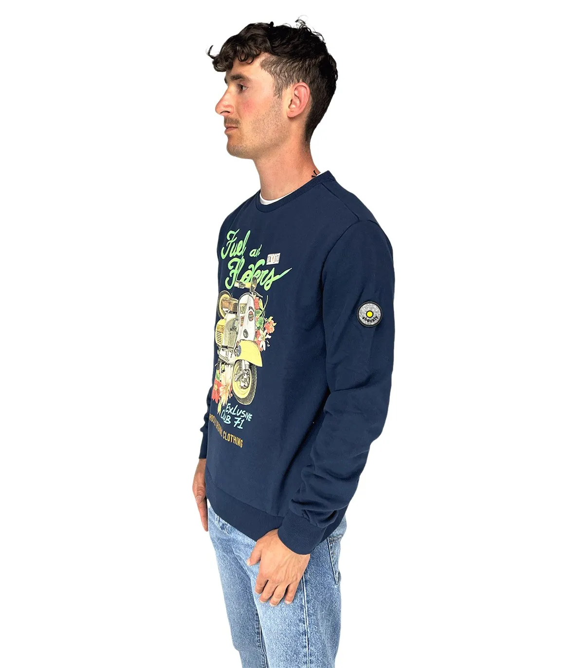 Felpa girocollo Uomo Shocly