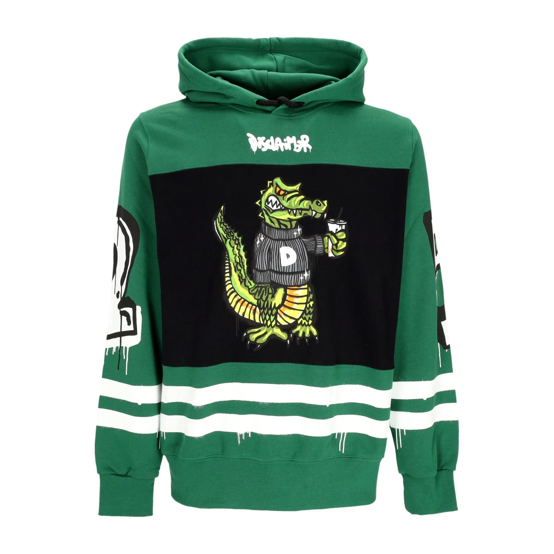Felpa Leggera Cappuccio Uomo 25 Hoodie Bottle Green