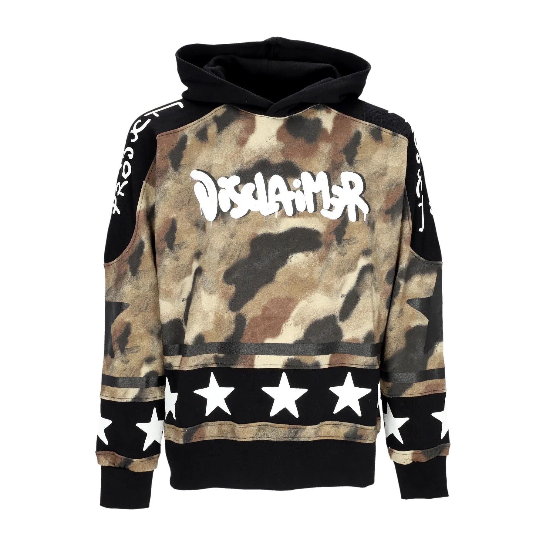 Felpa Leggera Cappuccio Uomo Stars Hoodie Mimetic