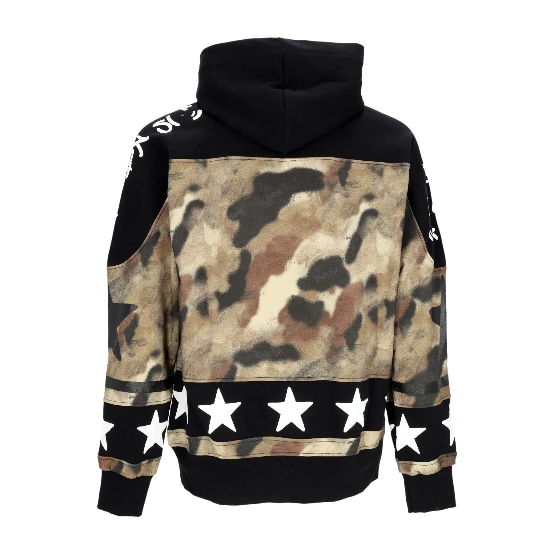 Felpa Leggera Cappuccio Uomo Stars Hoodie Mimetic