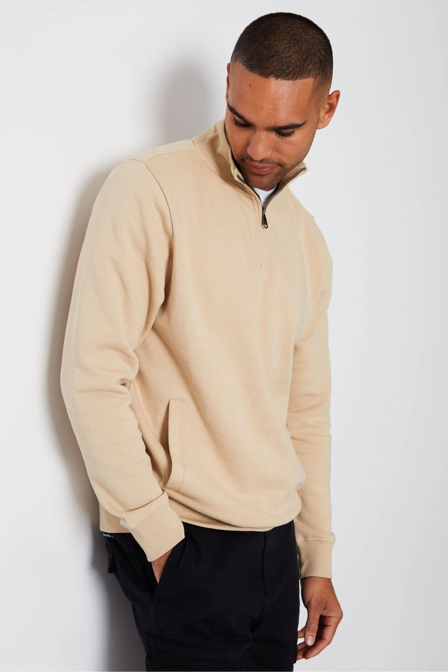 felpa Threadbare 1/4 Con zip