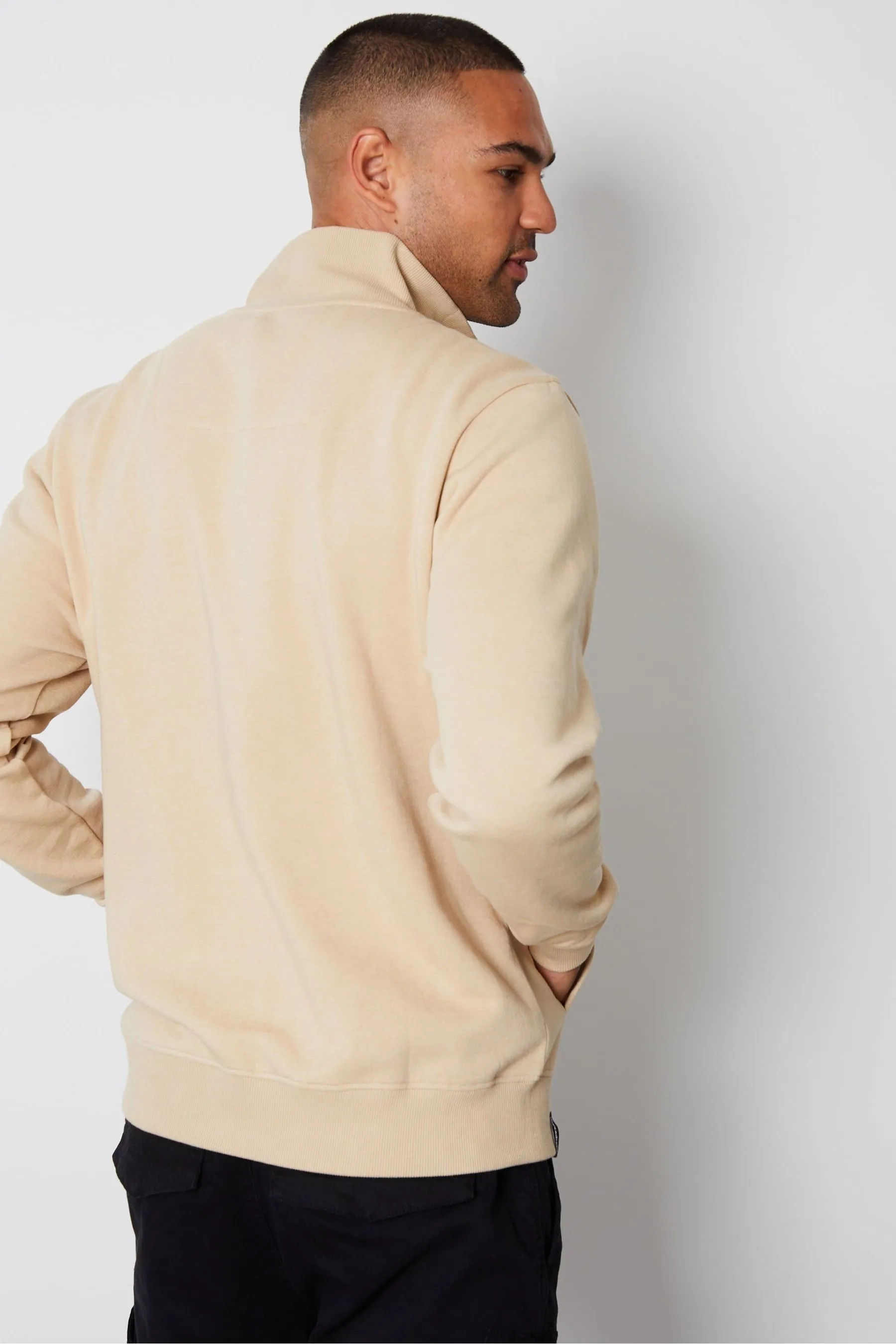 felpa Threadbare 1/4 Con zip