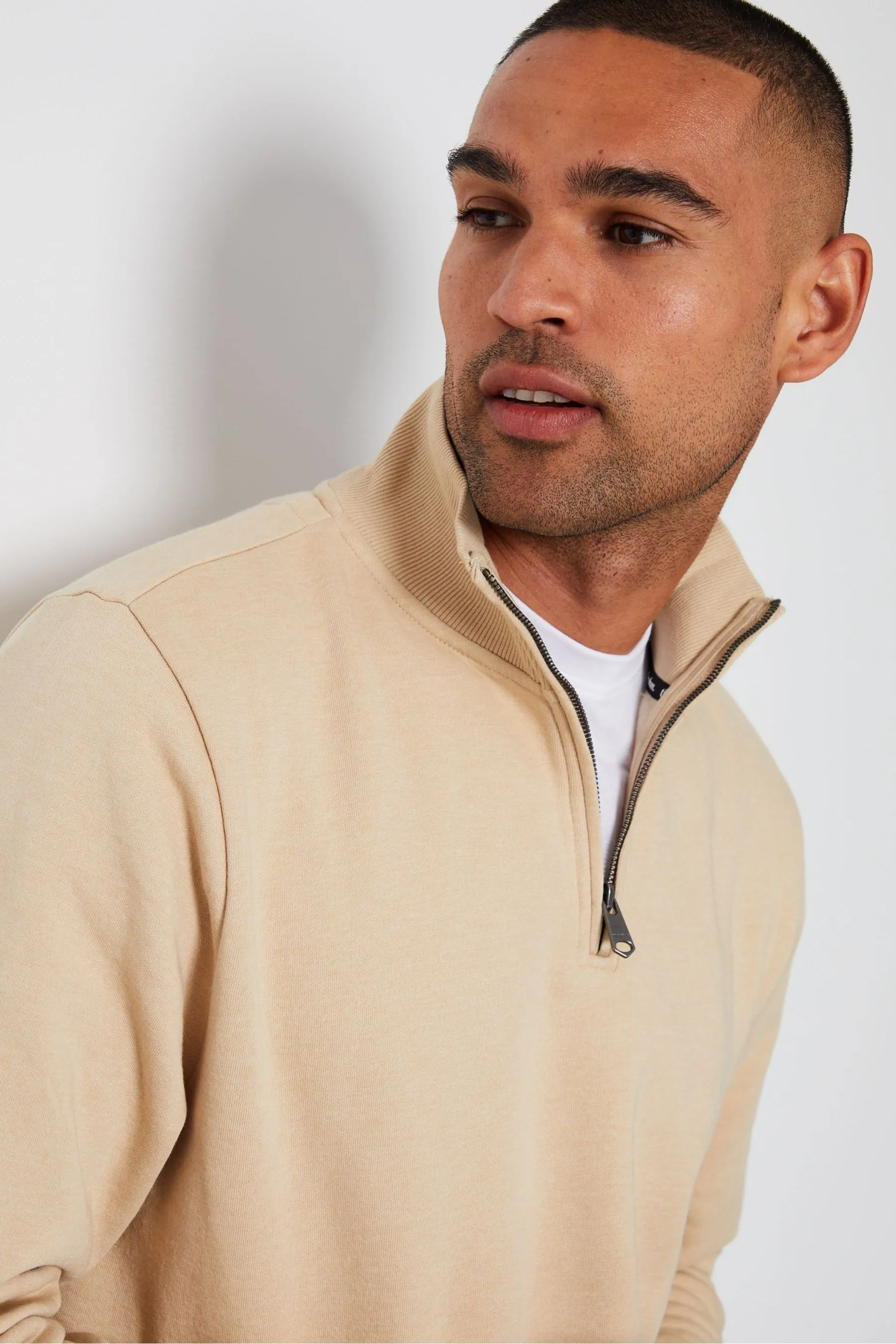 felpa Threadbare 1/4 Con zip