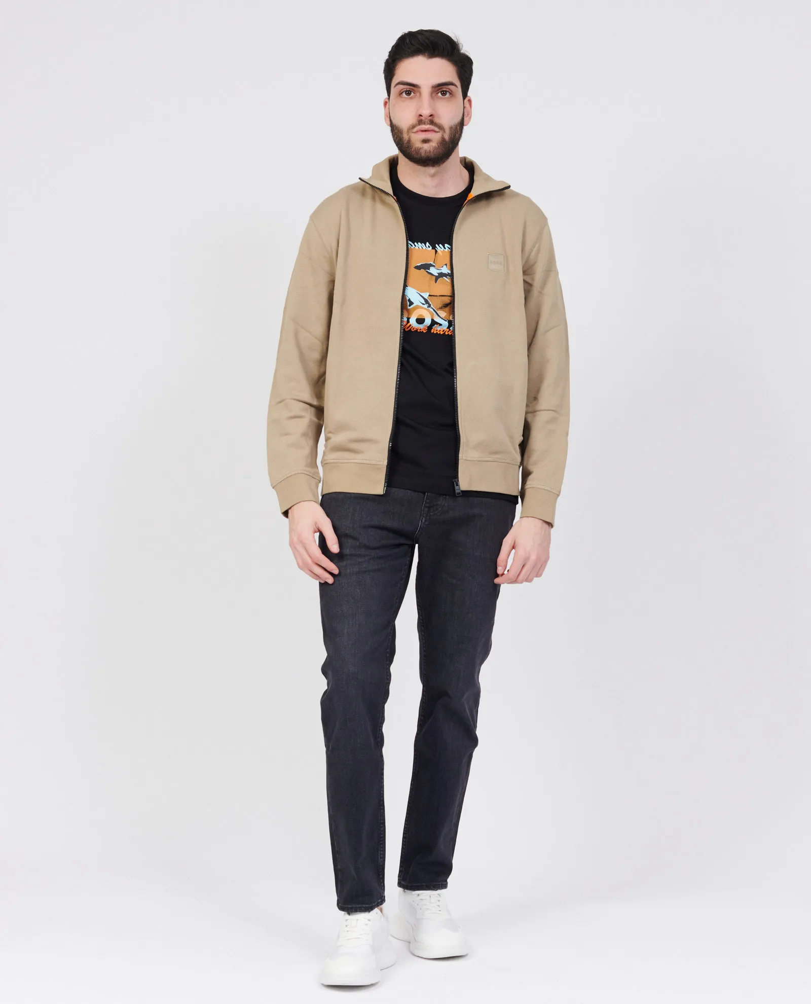 Felpa Zestart relaxed fit in french terry
