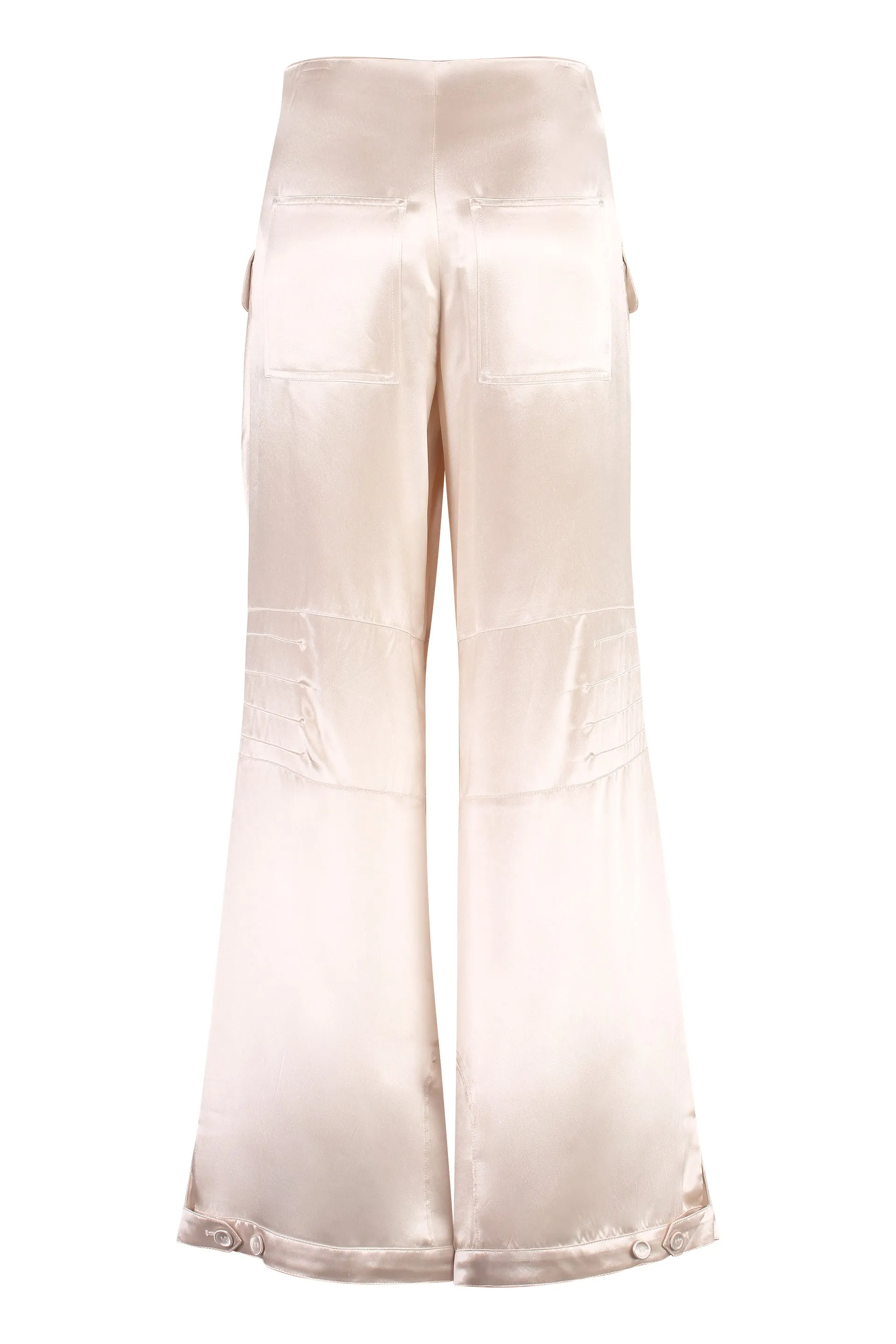 Fendi Pantaloni cargo in viscosa