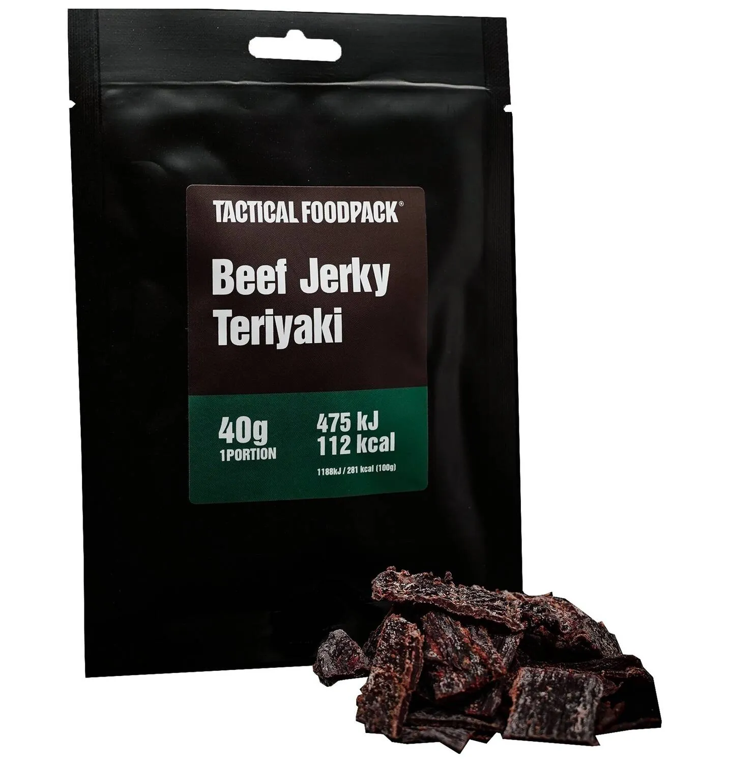 Foodpack tattico Beef Jerky Teriyaki