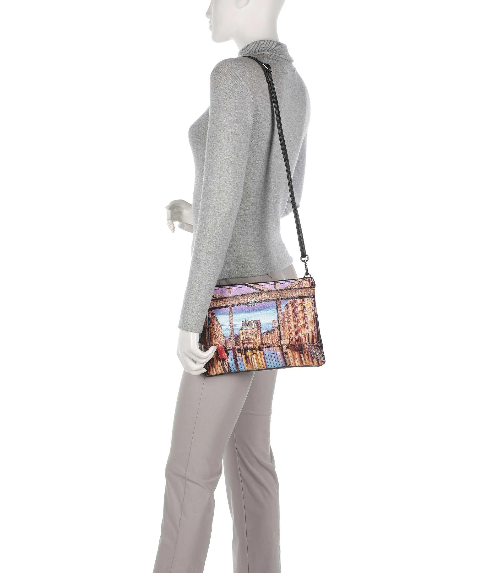  Gabs Beyonce Borsa a spalla pelle di vitello grana multicolore  