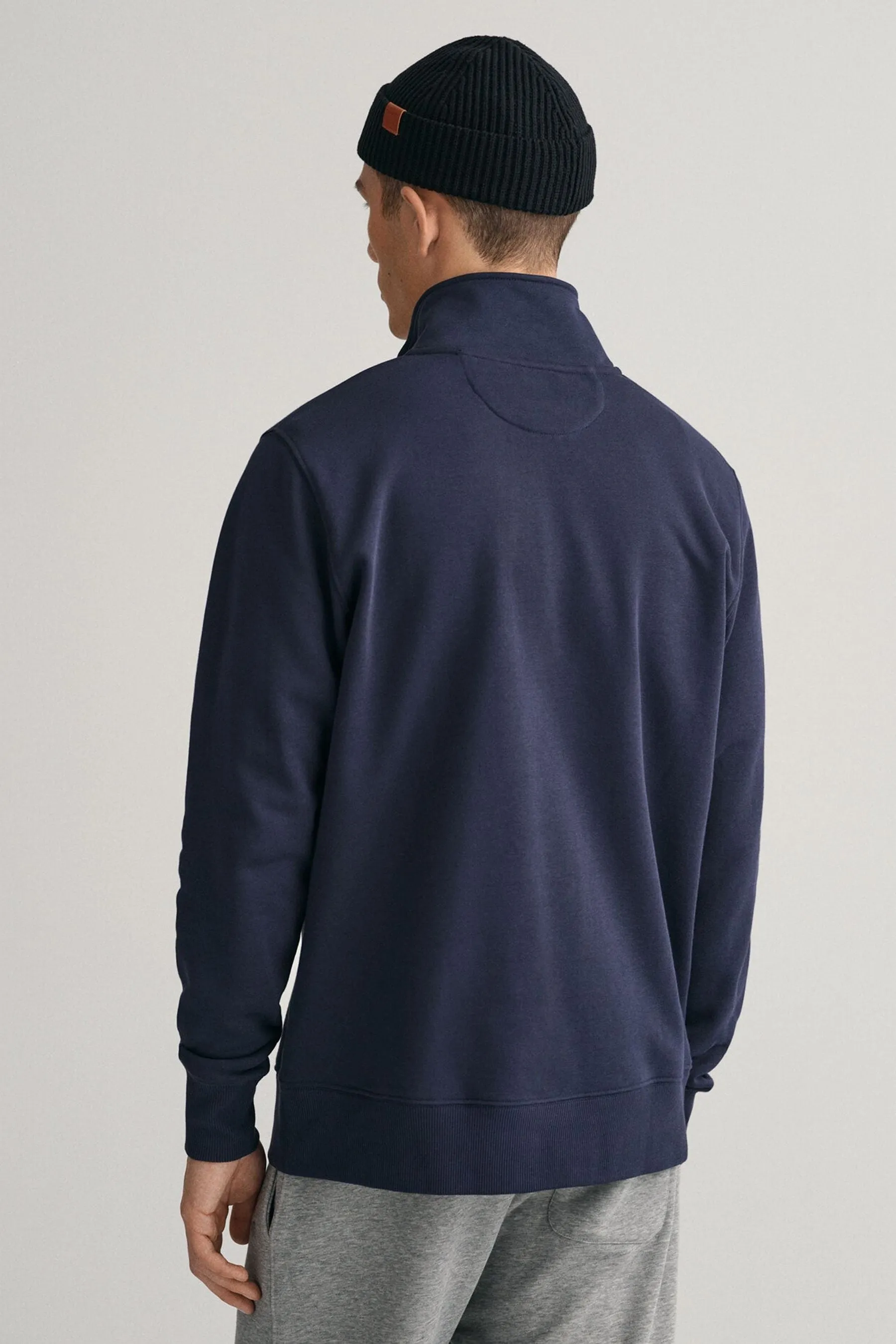 Gant Shield - Felpa con zip corta