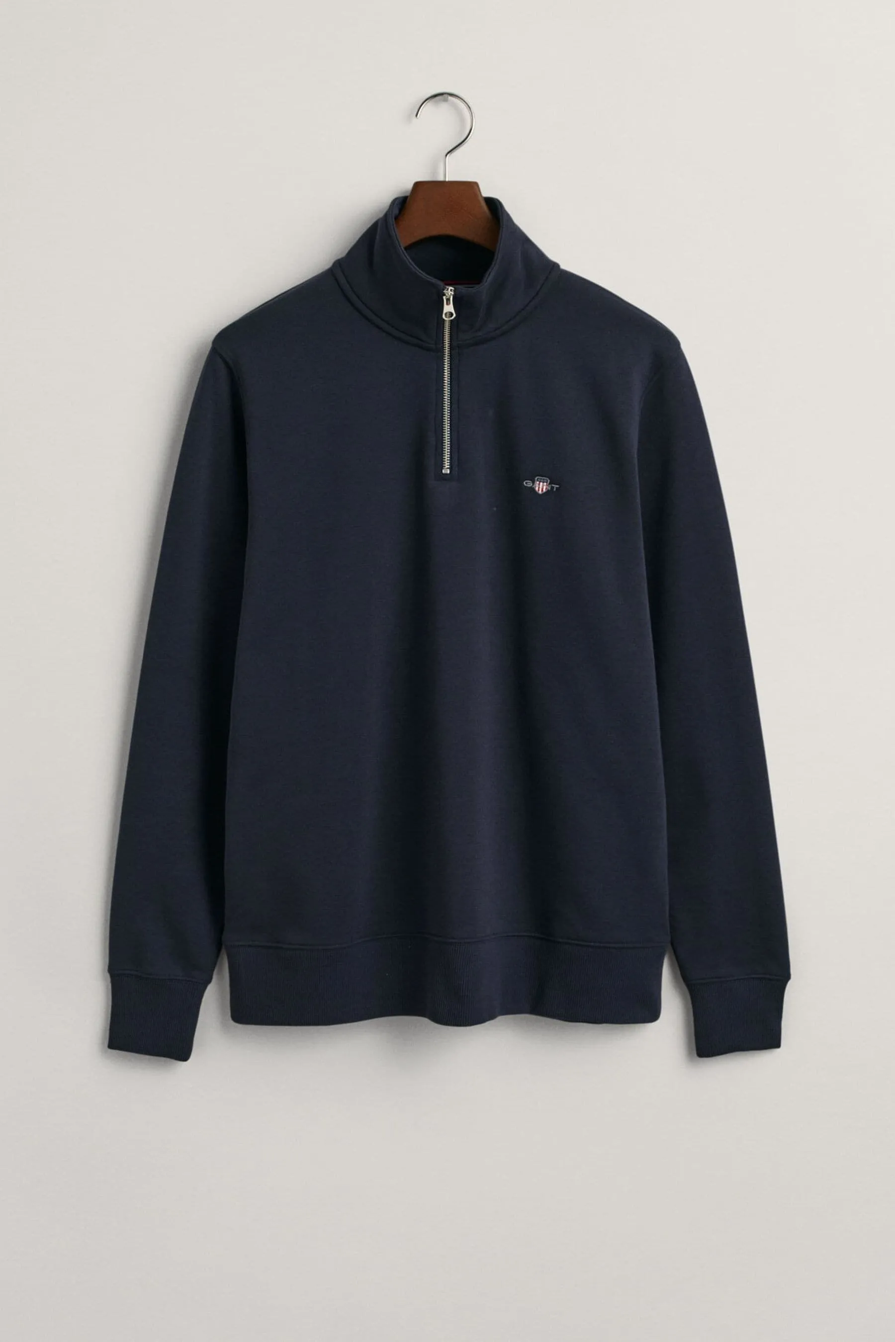 Gant Shield - Felpa con zip corta