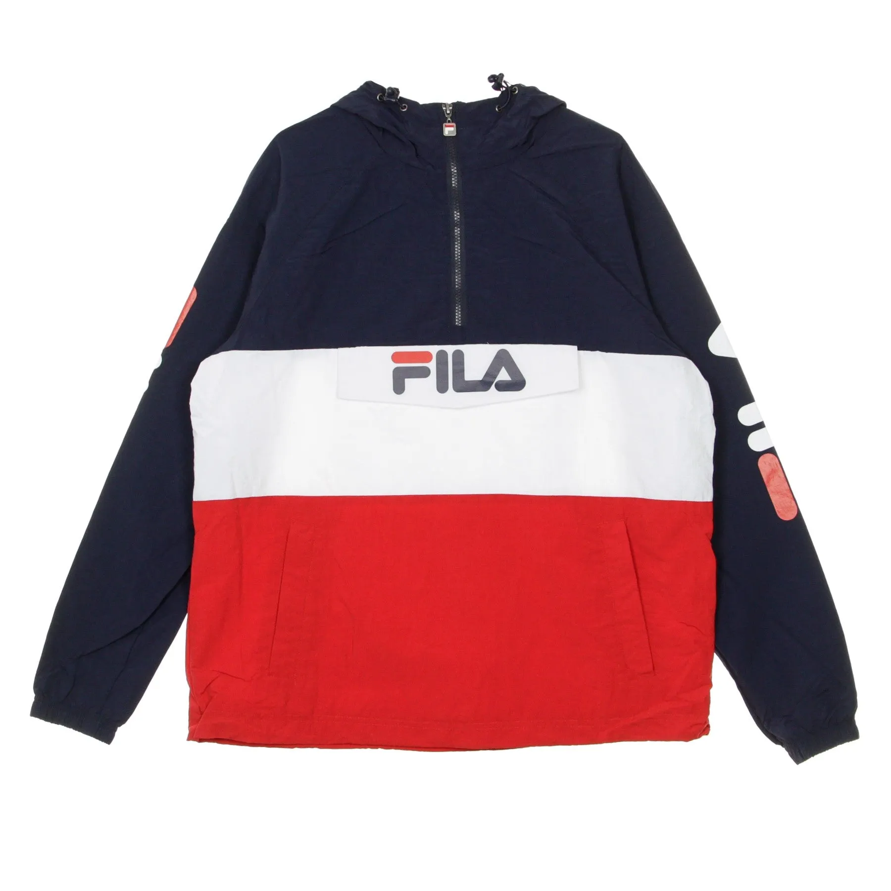 Giacca a Vento Infilabile Uomo Ladislaus Black Iris/true Red/bright White