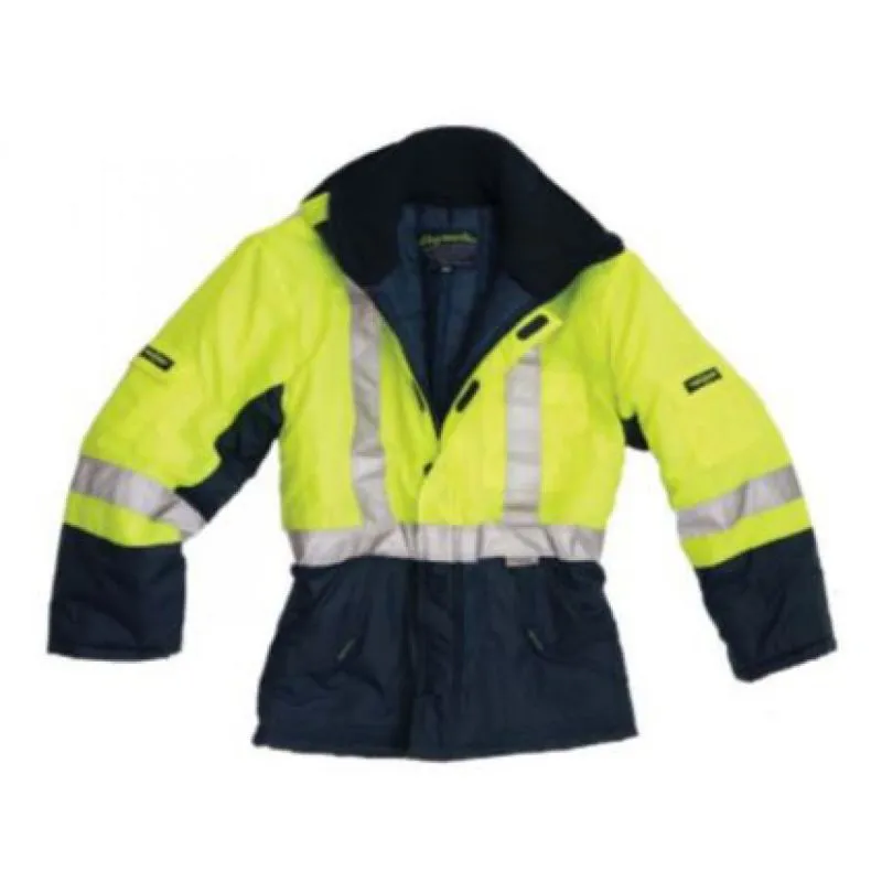 Giacca ad alta visibilità Blu Navy/Giallo Pro Fit, M unisex