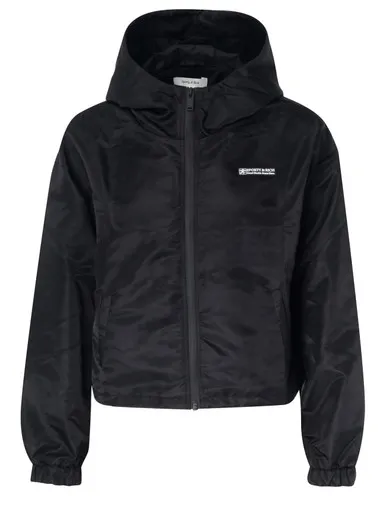 Giacca antivento Sporty & Rich Good Health in nylon nero