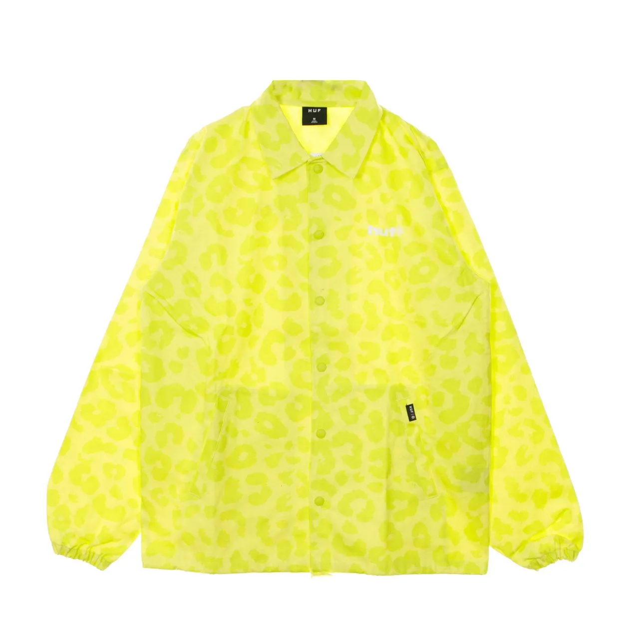 Giacca Coach Jacket Uomo Neo Leopard Coach Jack Hot Lime
