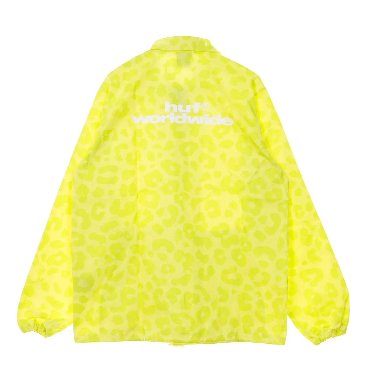 Giacca Coach Jacket Uomo Neo Leopard Coach Jack Hot Lime