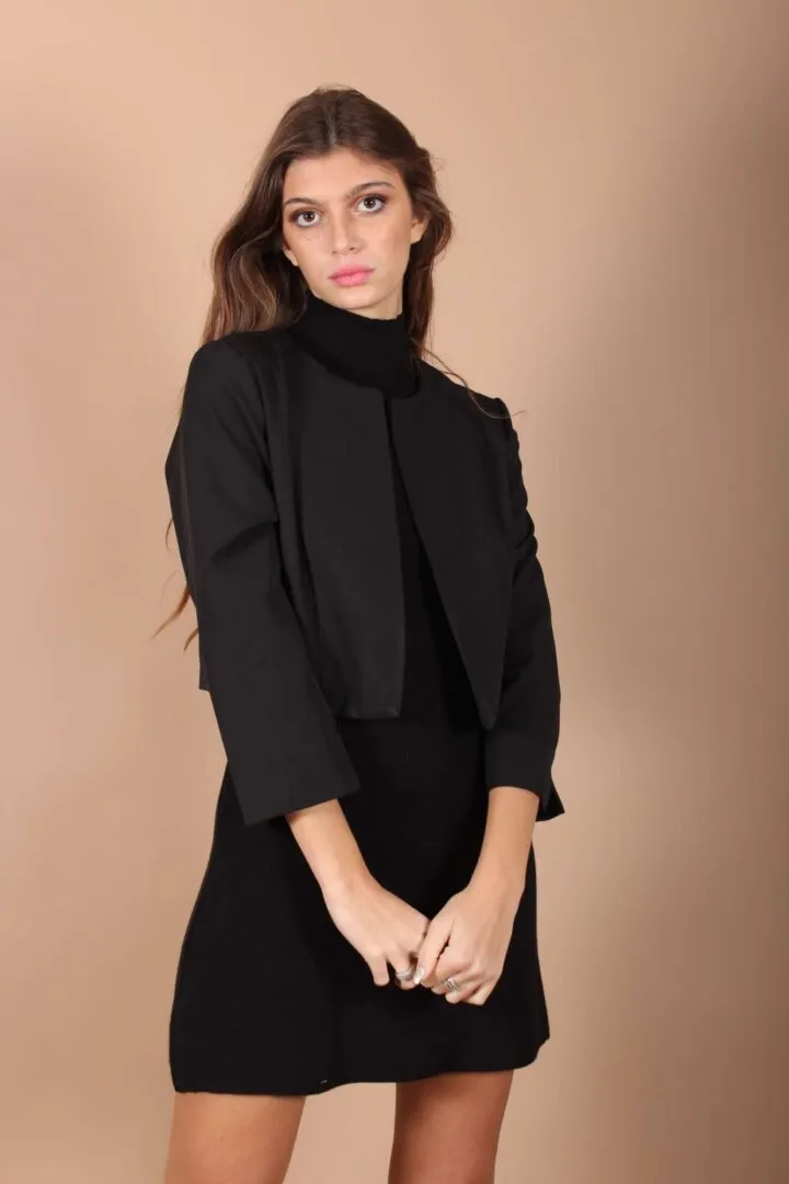 GIACCA CROP – Tre colori