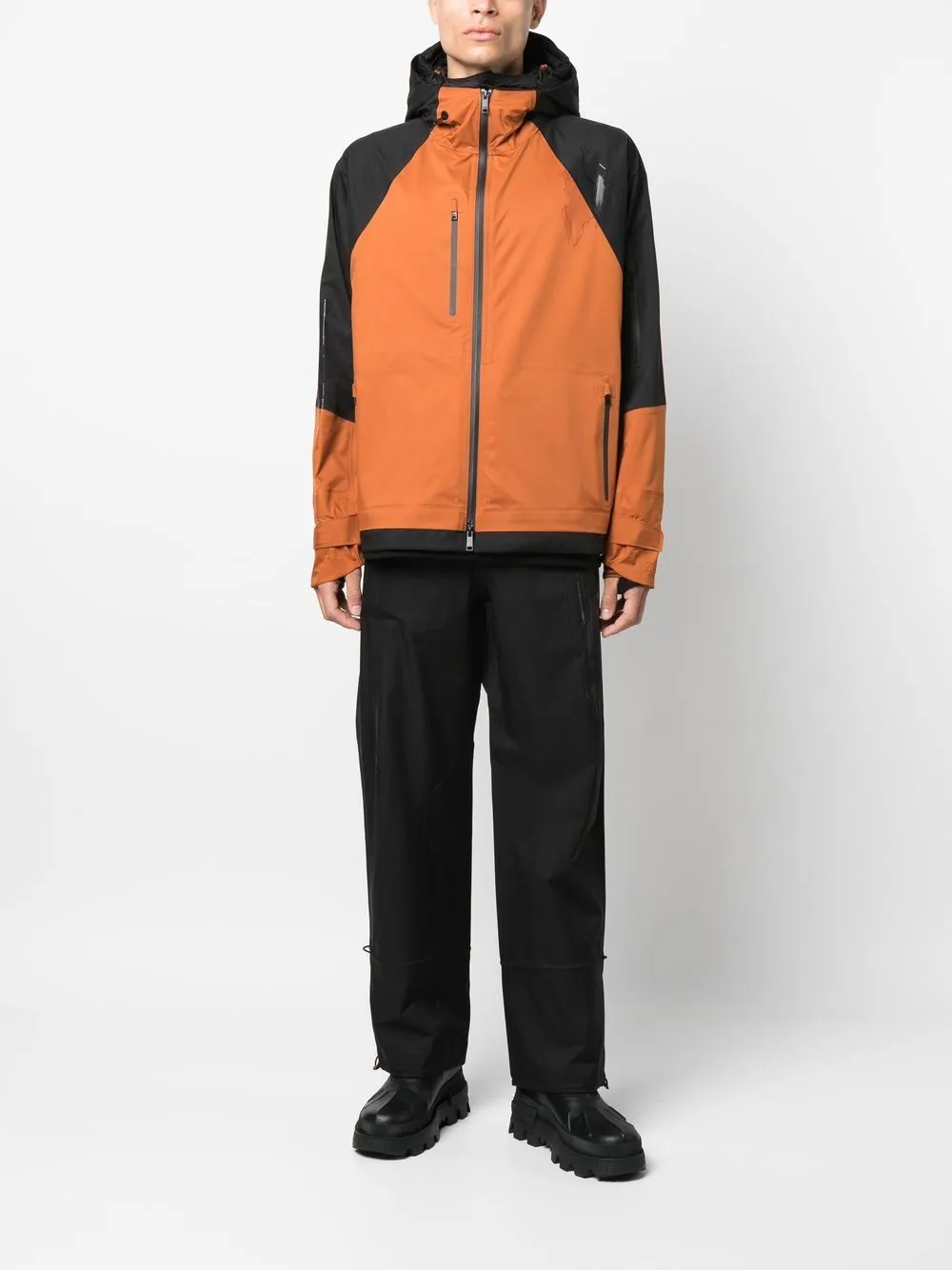 Giacca leggera con cappuccio multicolore - uomo