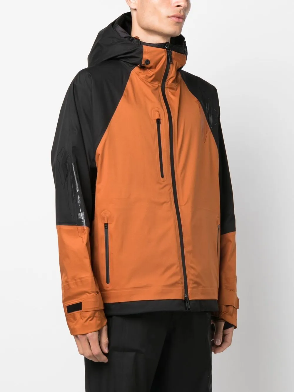 Giacca leggera con cappuccio multicolore - uomo
