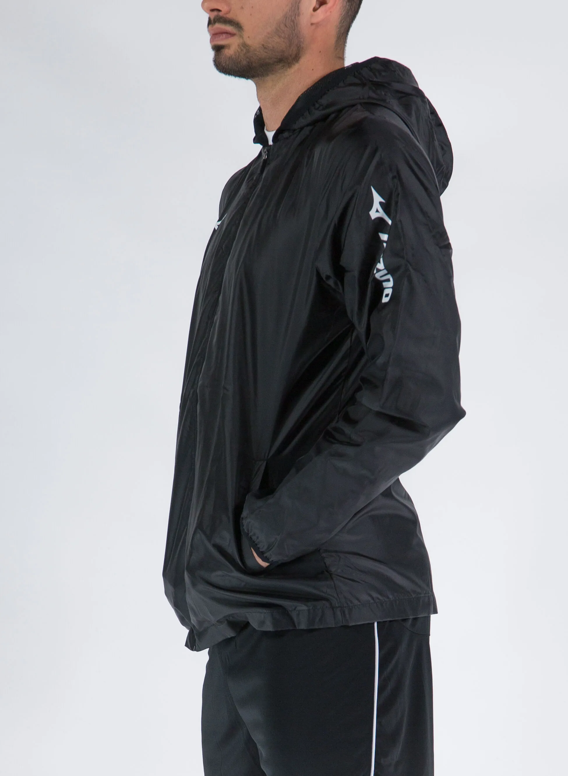 giacca sendai windbreaker con cappuccio