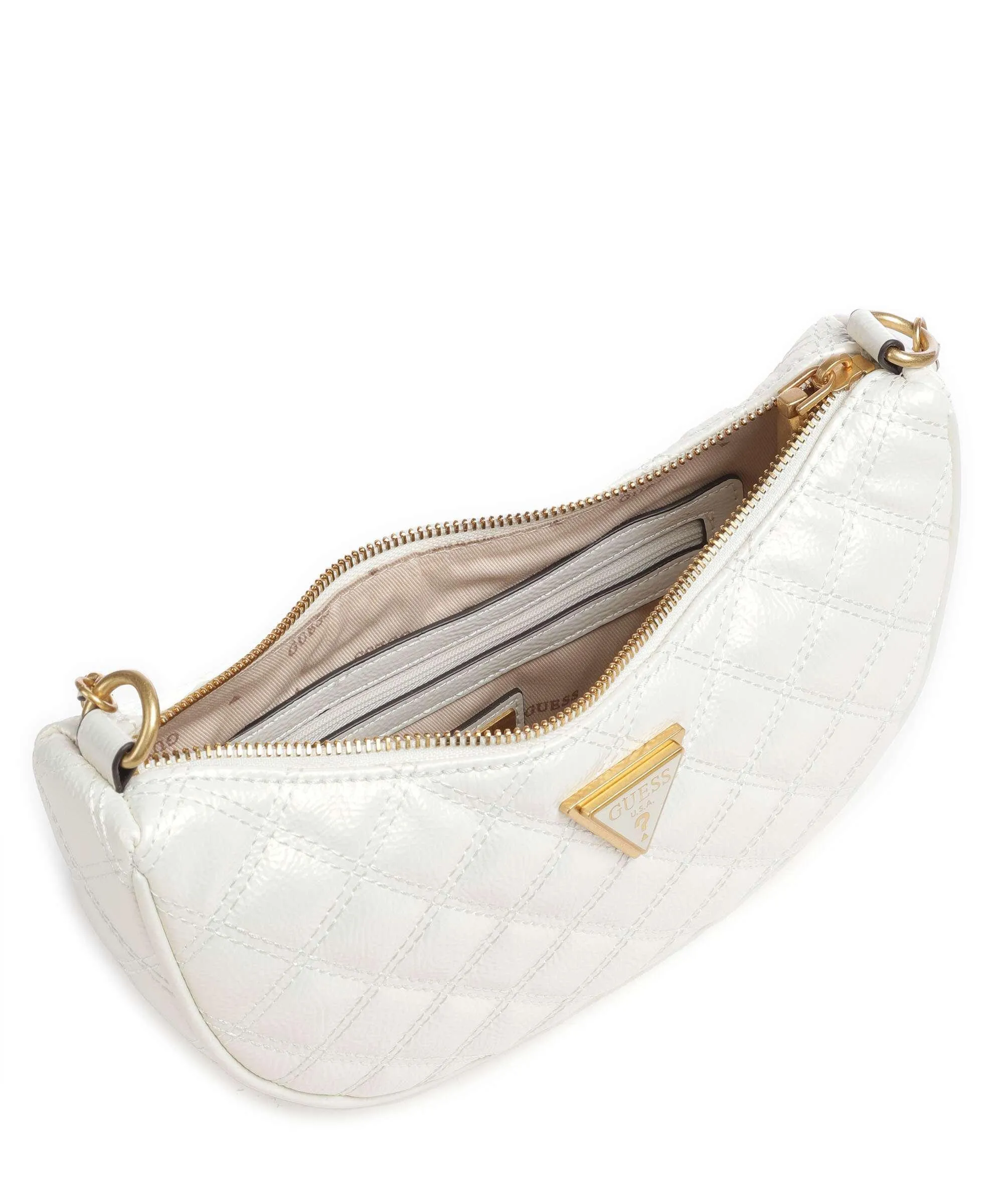  Guess Giully Borsa a spalla pelle sintetica avorio  
