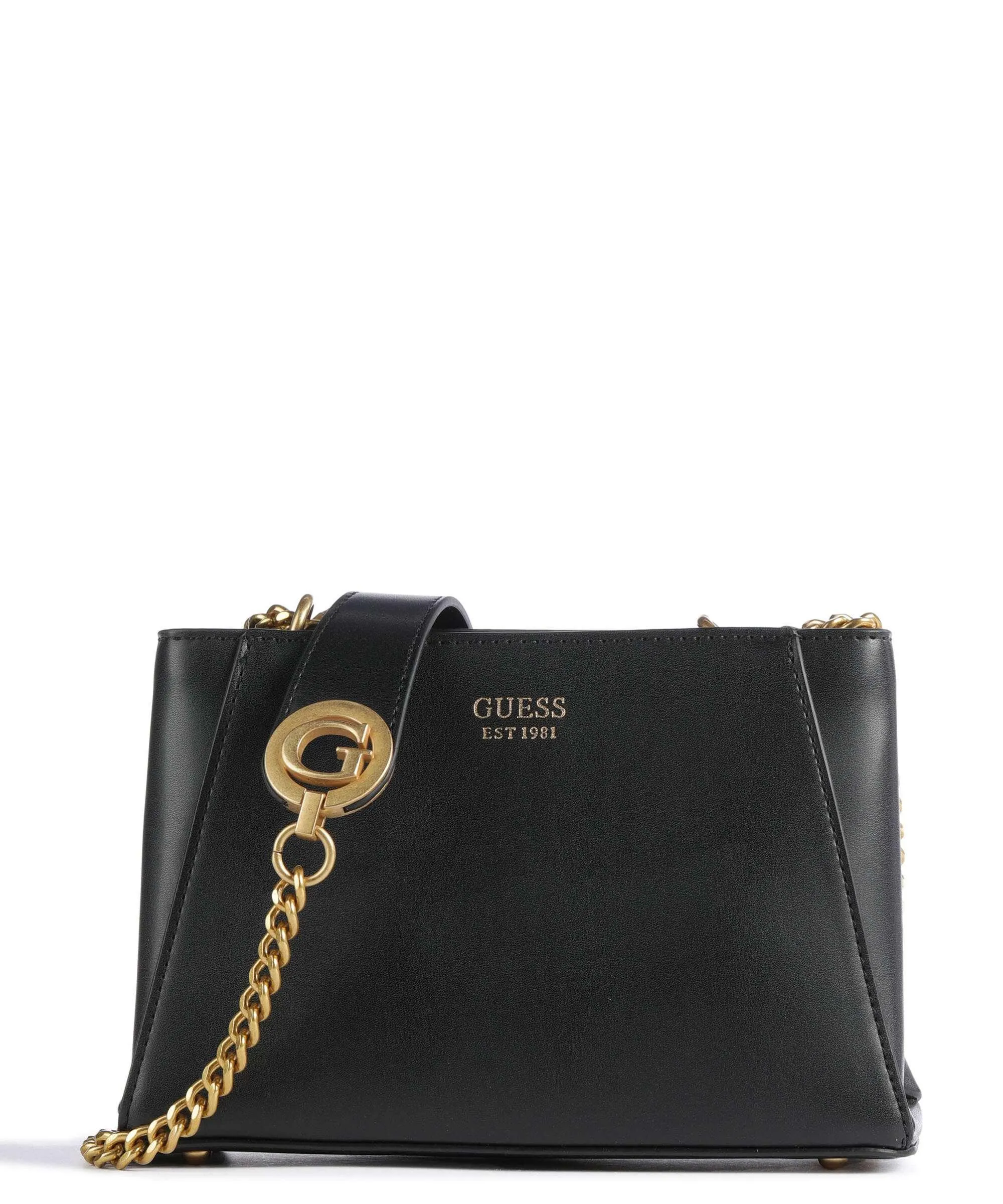  Guess Masie Borsa a tracolla pelle sintetica nero  