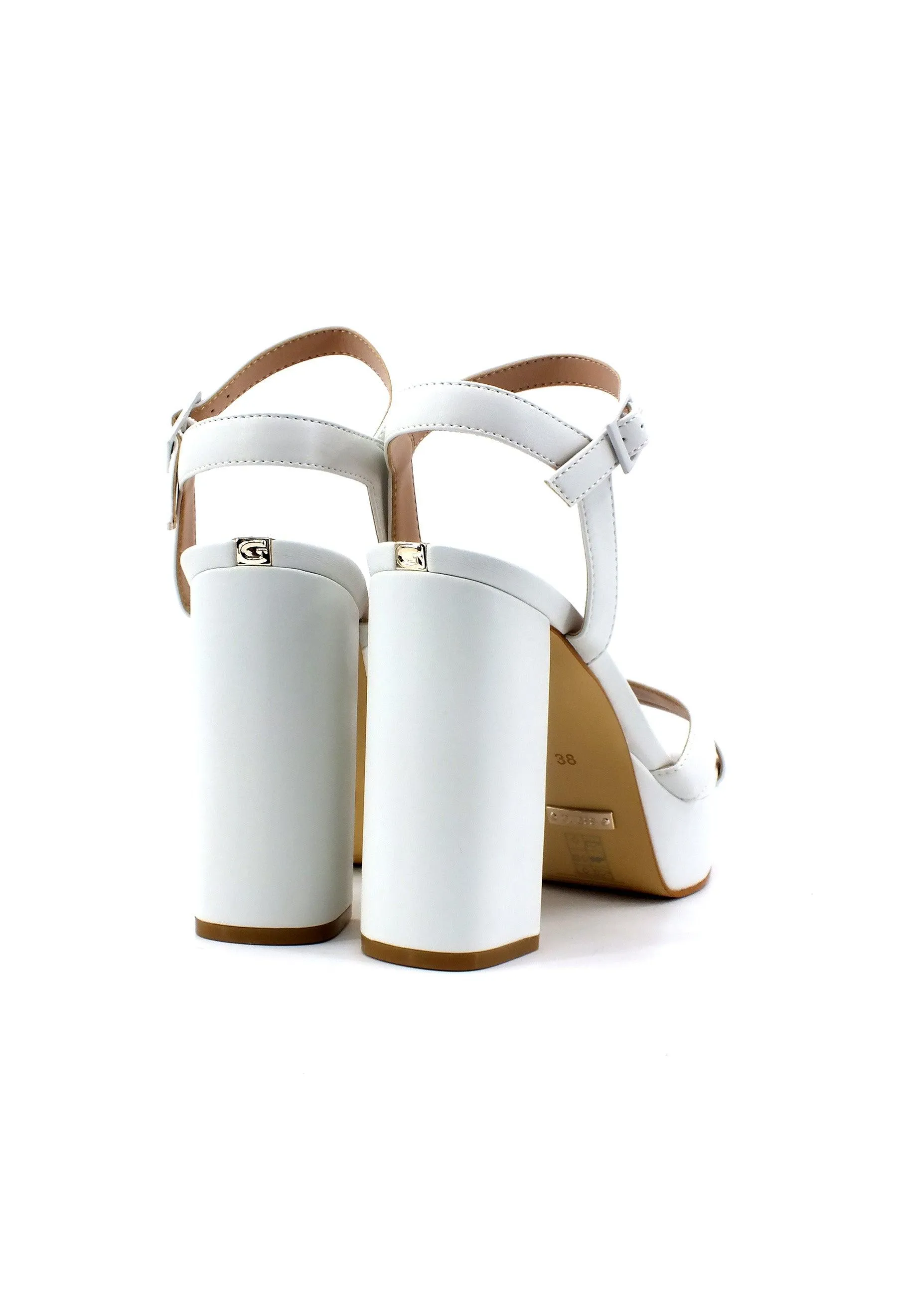 GUESS Sandalo Tacco Alto Donna White FL6ZLEELE03