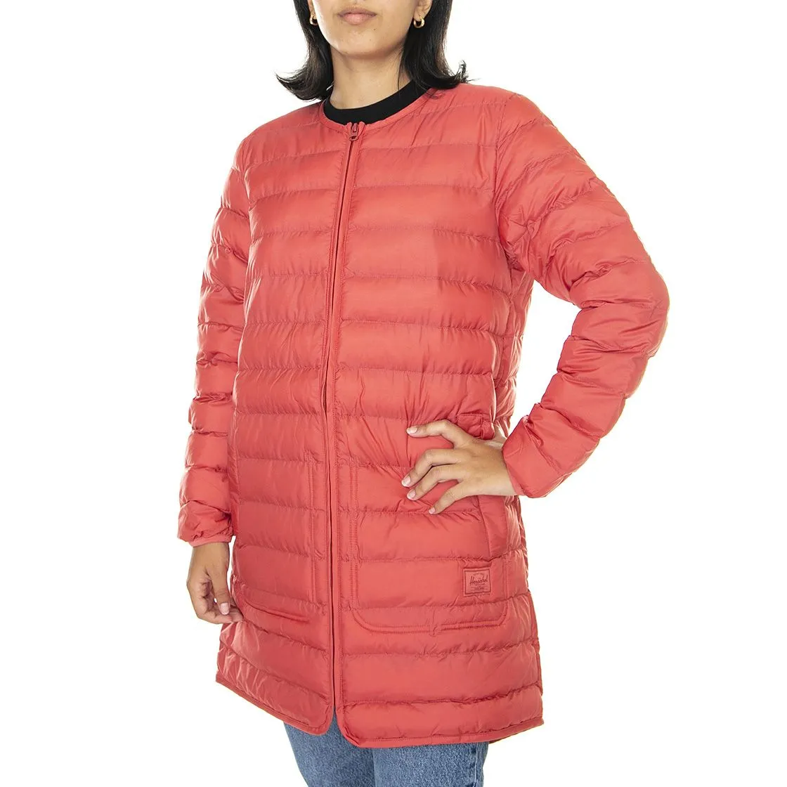 Herschel W Featherless Liner Mineral Red - Giacca Invernale Donna Rossa    