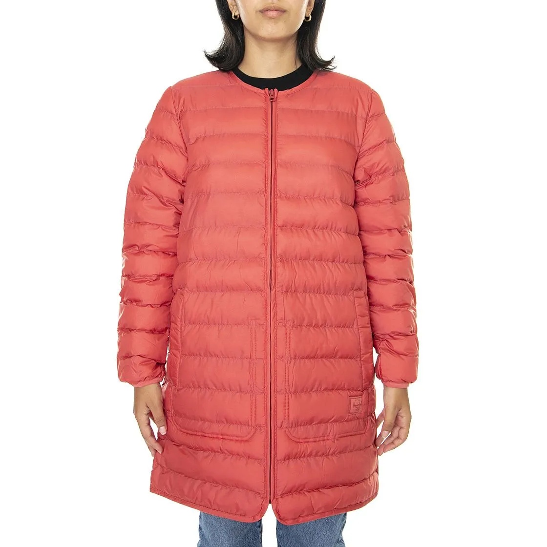 Herschel W Featherless Liner Mineral Red - Giacca Invernale Donna Rossa    