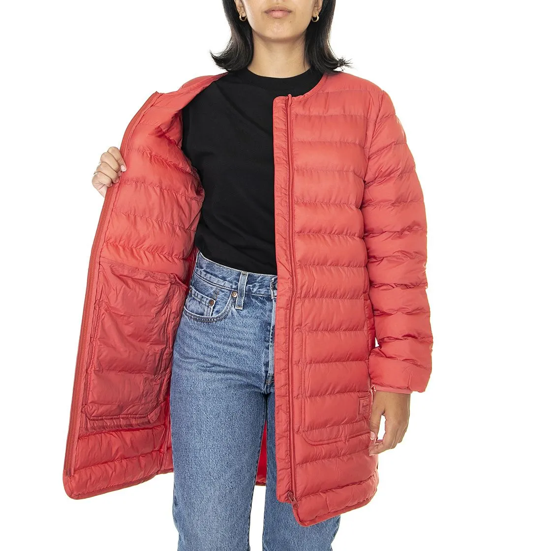 Herschel W Featherless Liner Mineral Red - Giacca Invernale Donna Rossa    