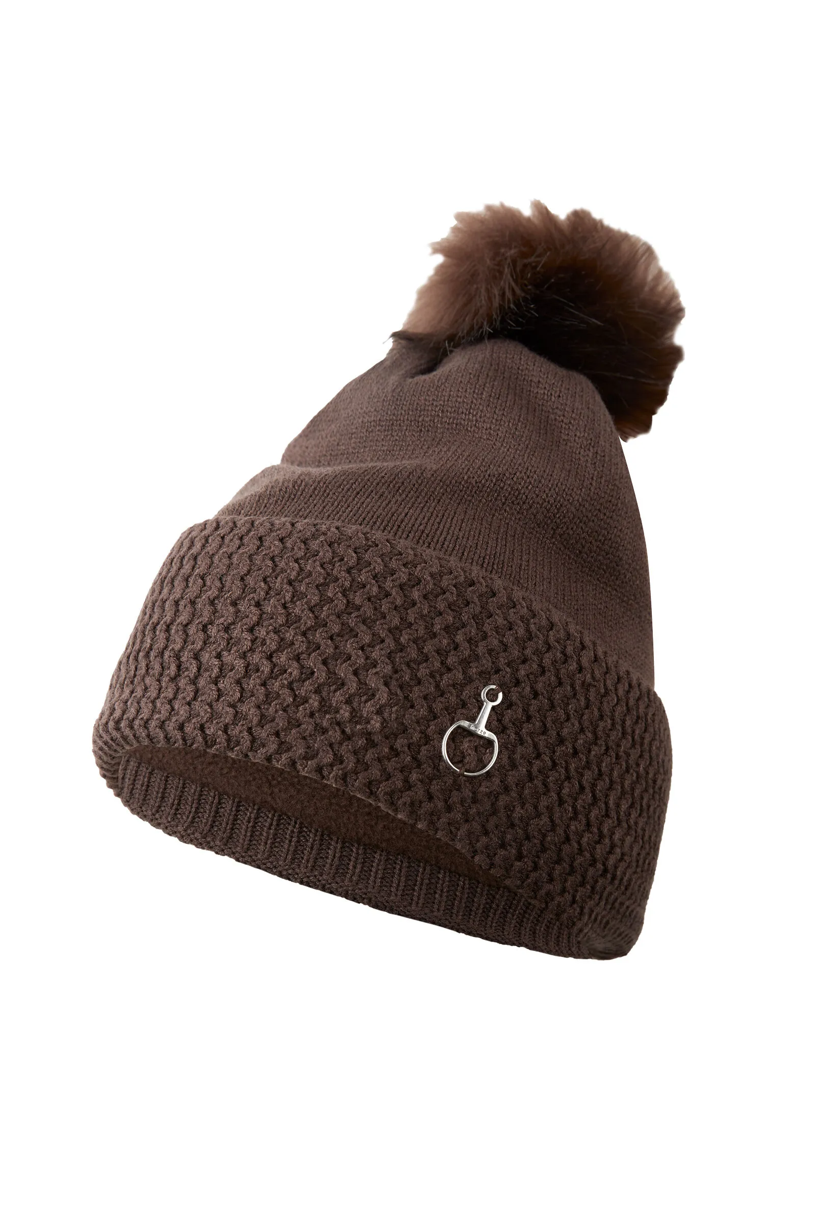 Horze Arya Cappello lavorato a maglia con pompon