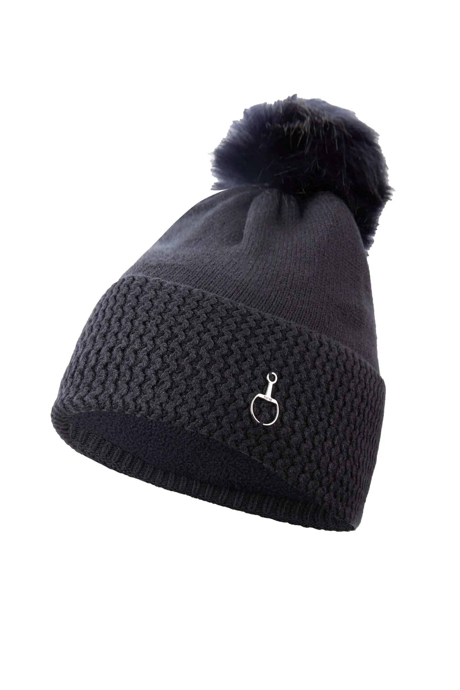 Horze Arya Cappello lavorato a maglia con pompon