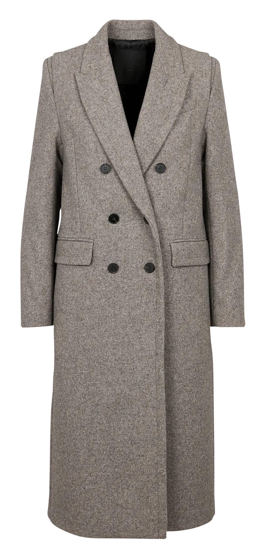  IKKS   Cappotto con revers in lana | Beige