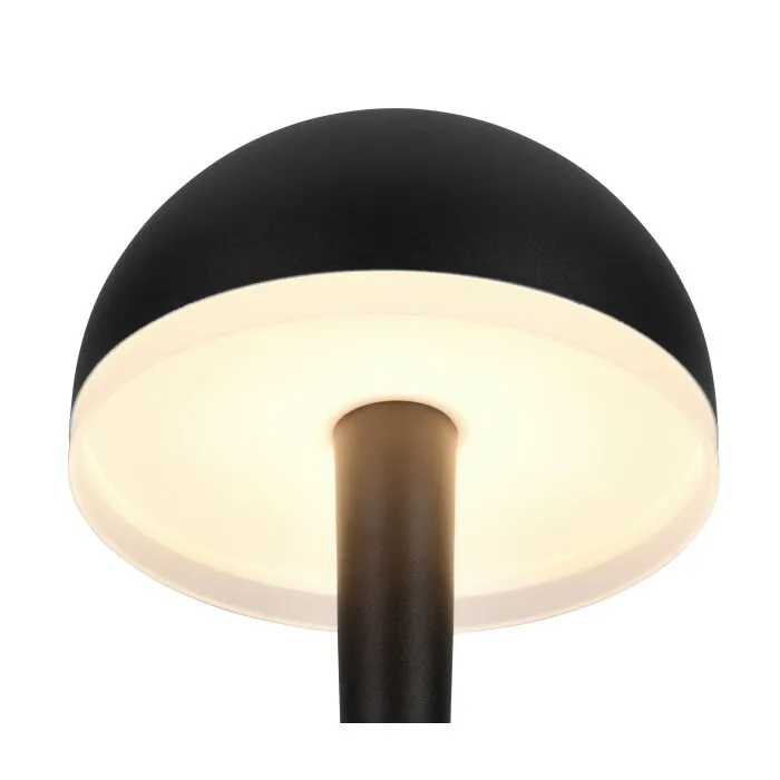 Illuminazione Reality Mendorez Lampada da tavolo LED Nero, 1-Luce