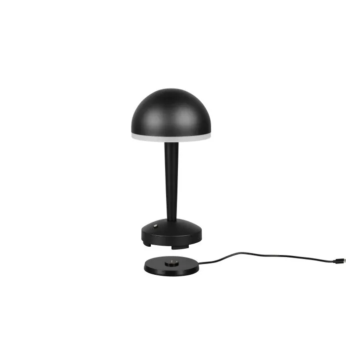 Illuminazione Reality Mendorez Lampada da tavolo LED Nero, 1-Luce