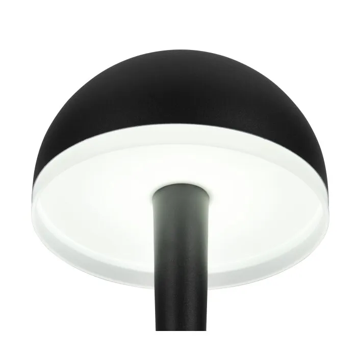 Illuminazione Reality Mendorez Lampada da tavolo LED Nero, 1-Luce