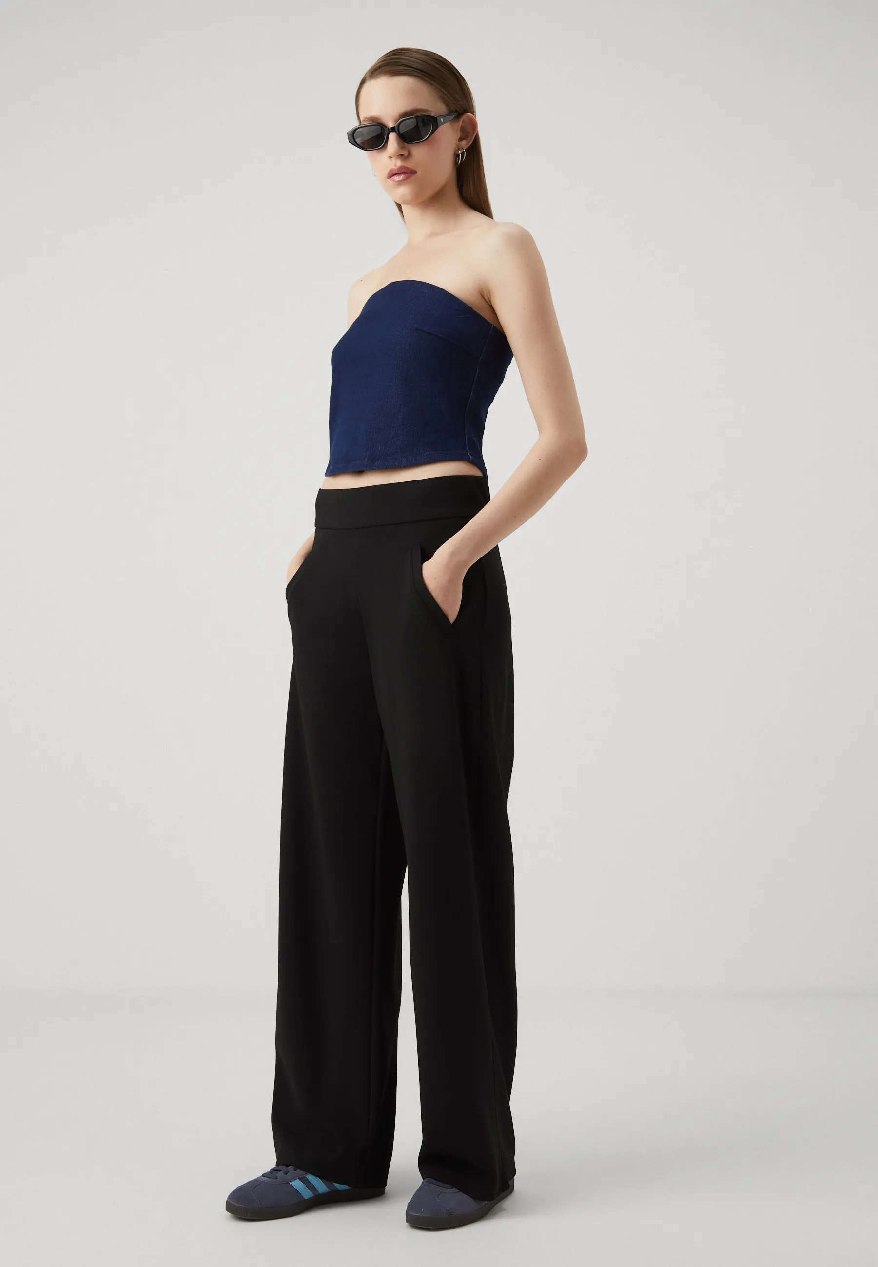 JDYLOUISVILLE CATIA WIDE PANT - Pantaloni
