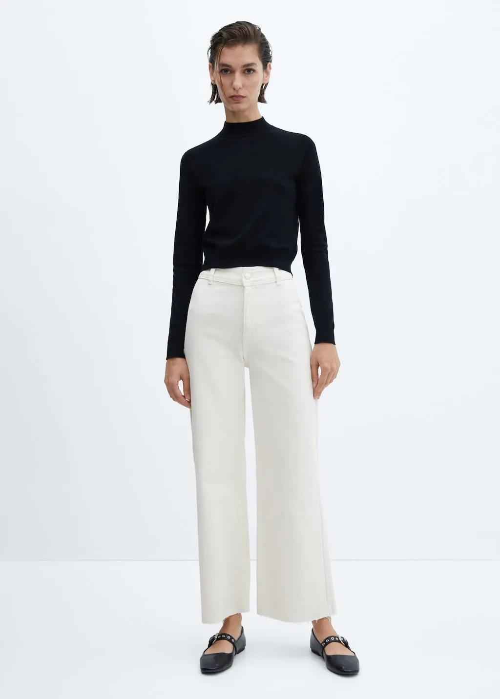 Jeans Catherin culotte vita alta