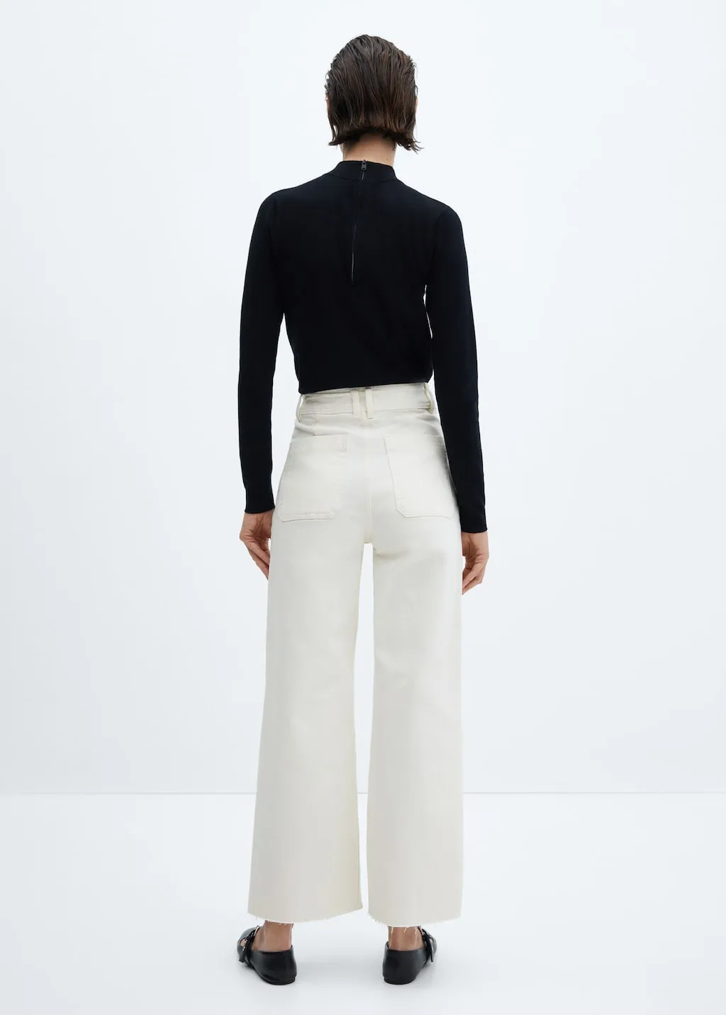 Jeans Catherin culotte vita alta