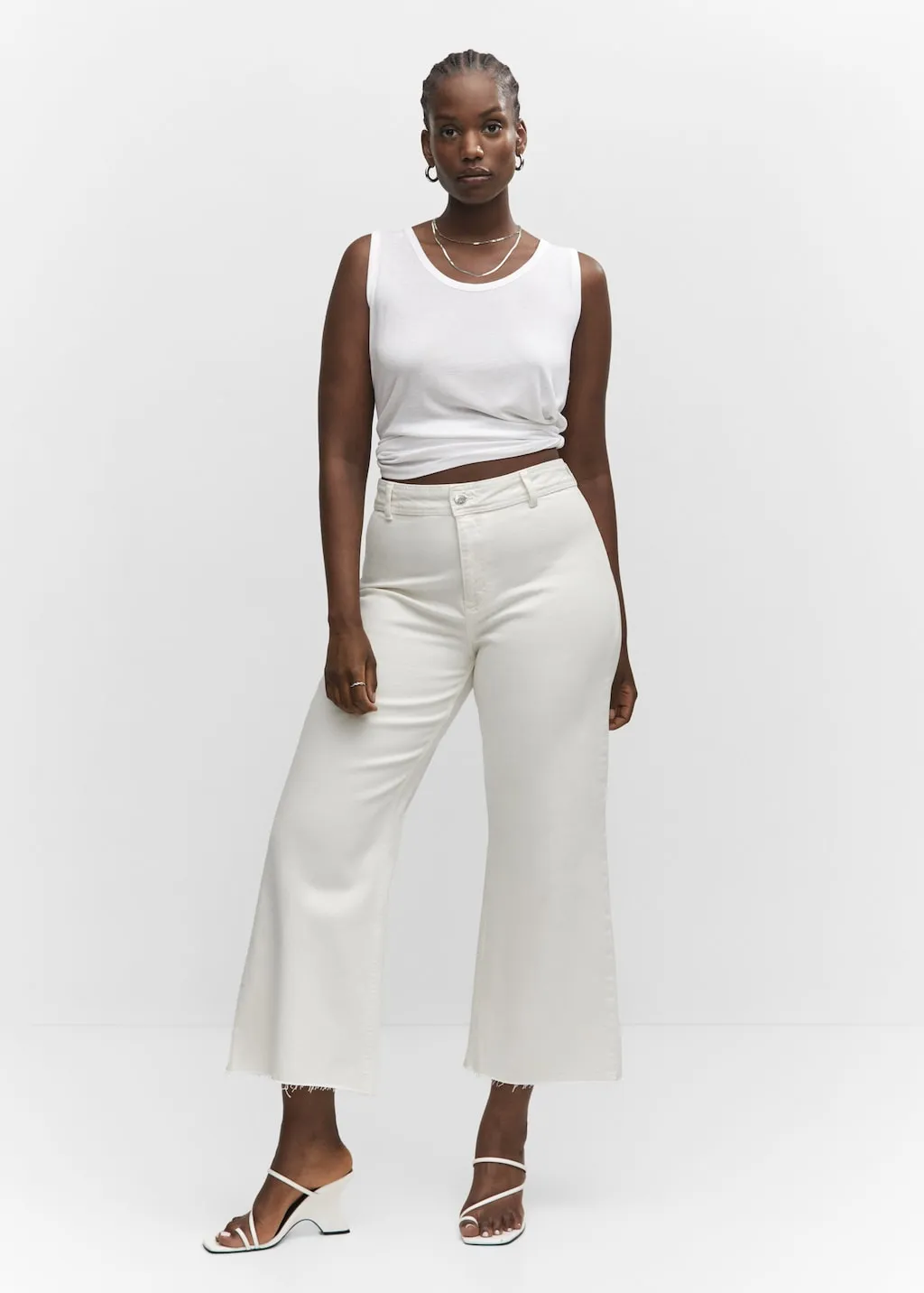 Jeans Catherin culotte vita alta