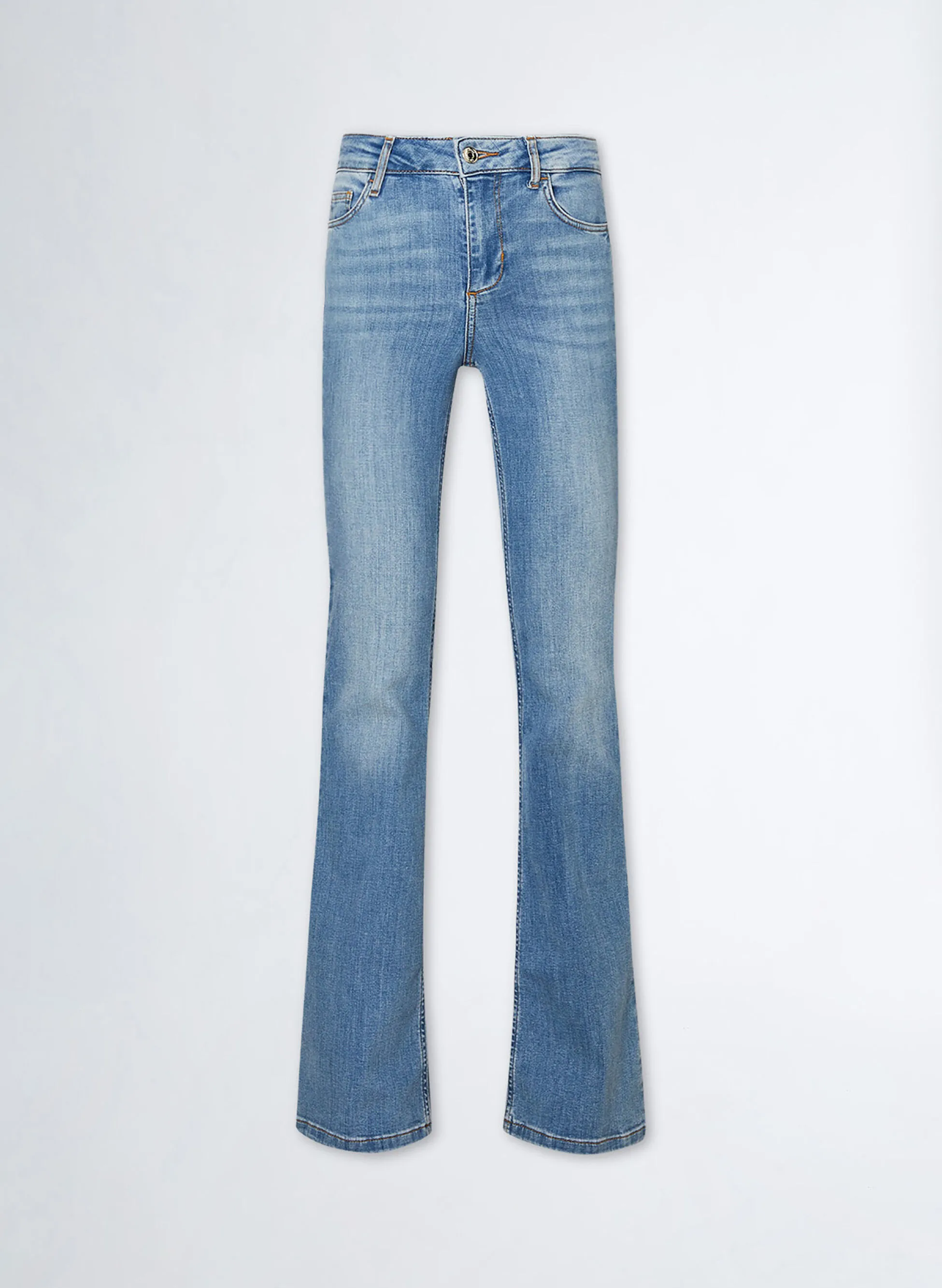 jeans flare a vita alta