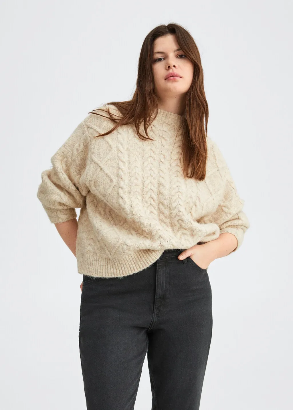 Jeans mom comfort vita alta