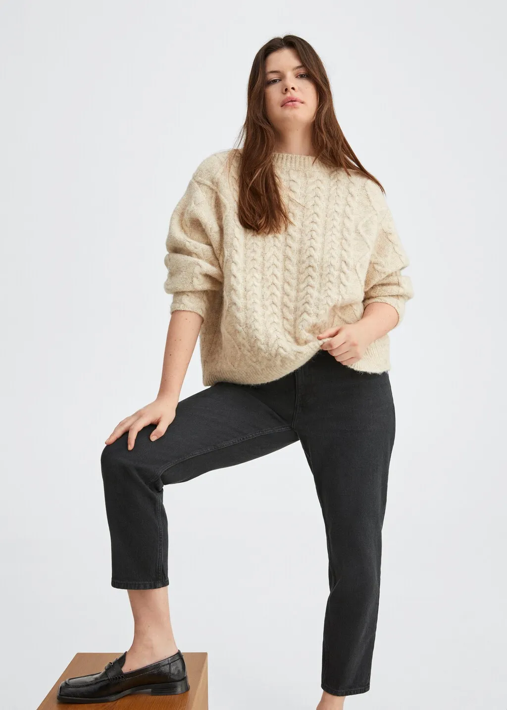 Jeans mom comfort vita alta