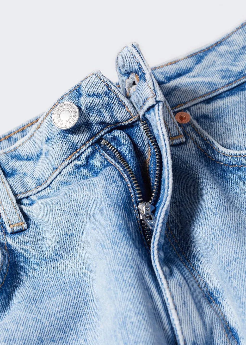 Jeans mom vita alta