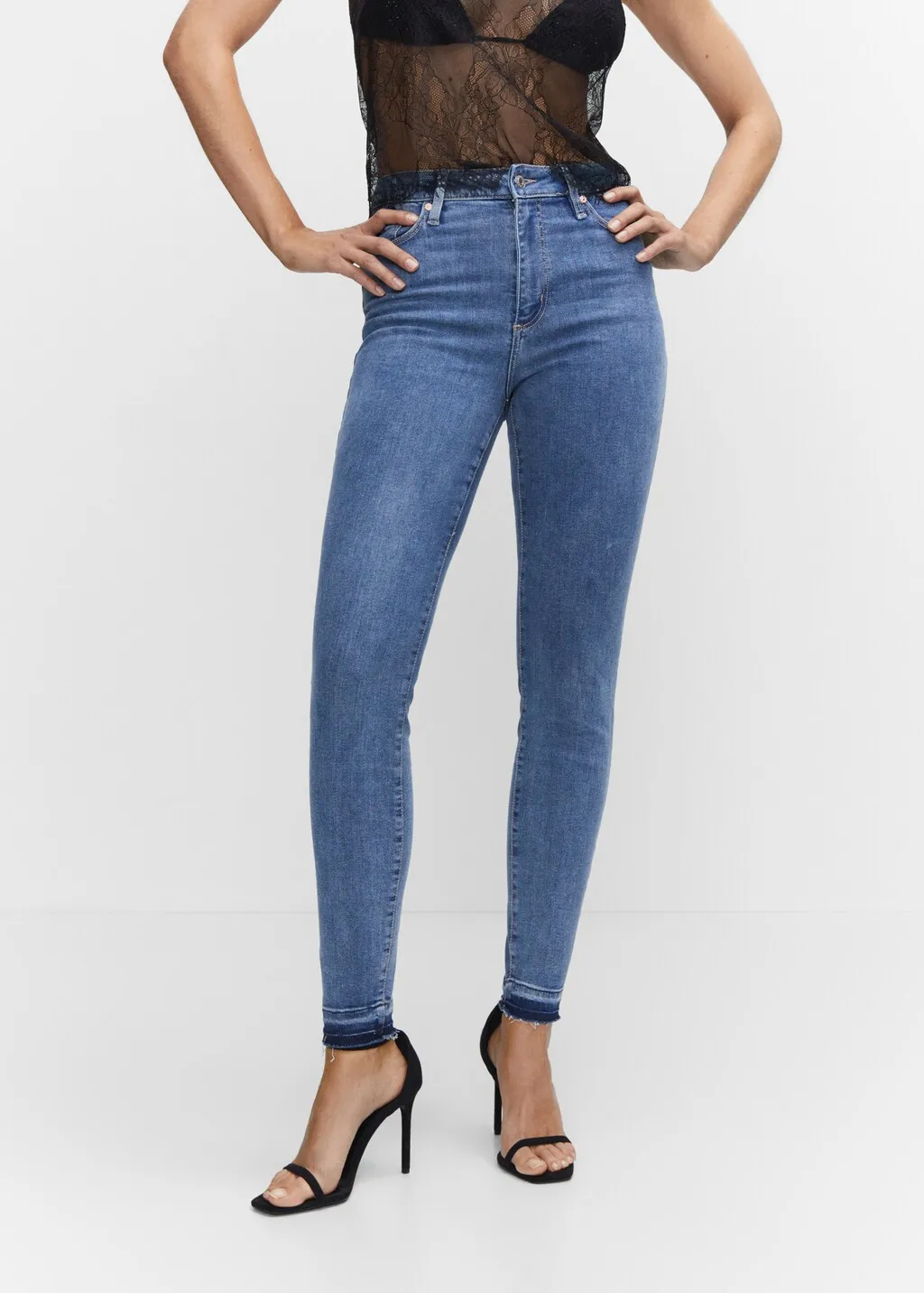 Jeans skinny vita alta