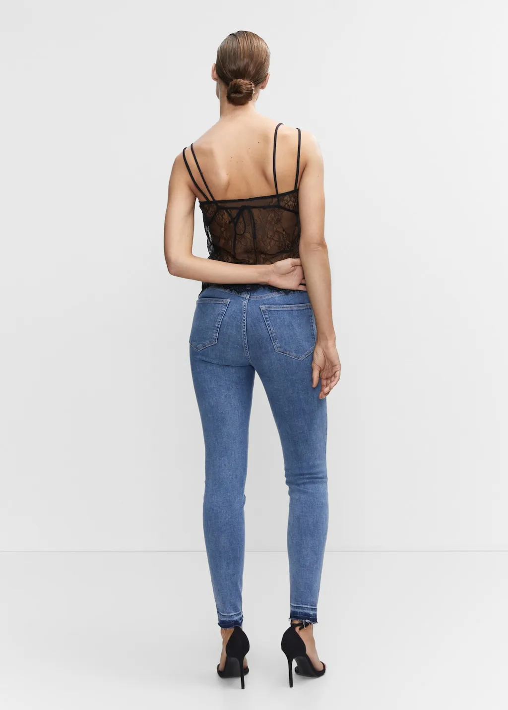 Jeans skinny vita alta