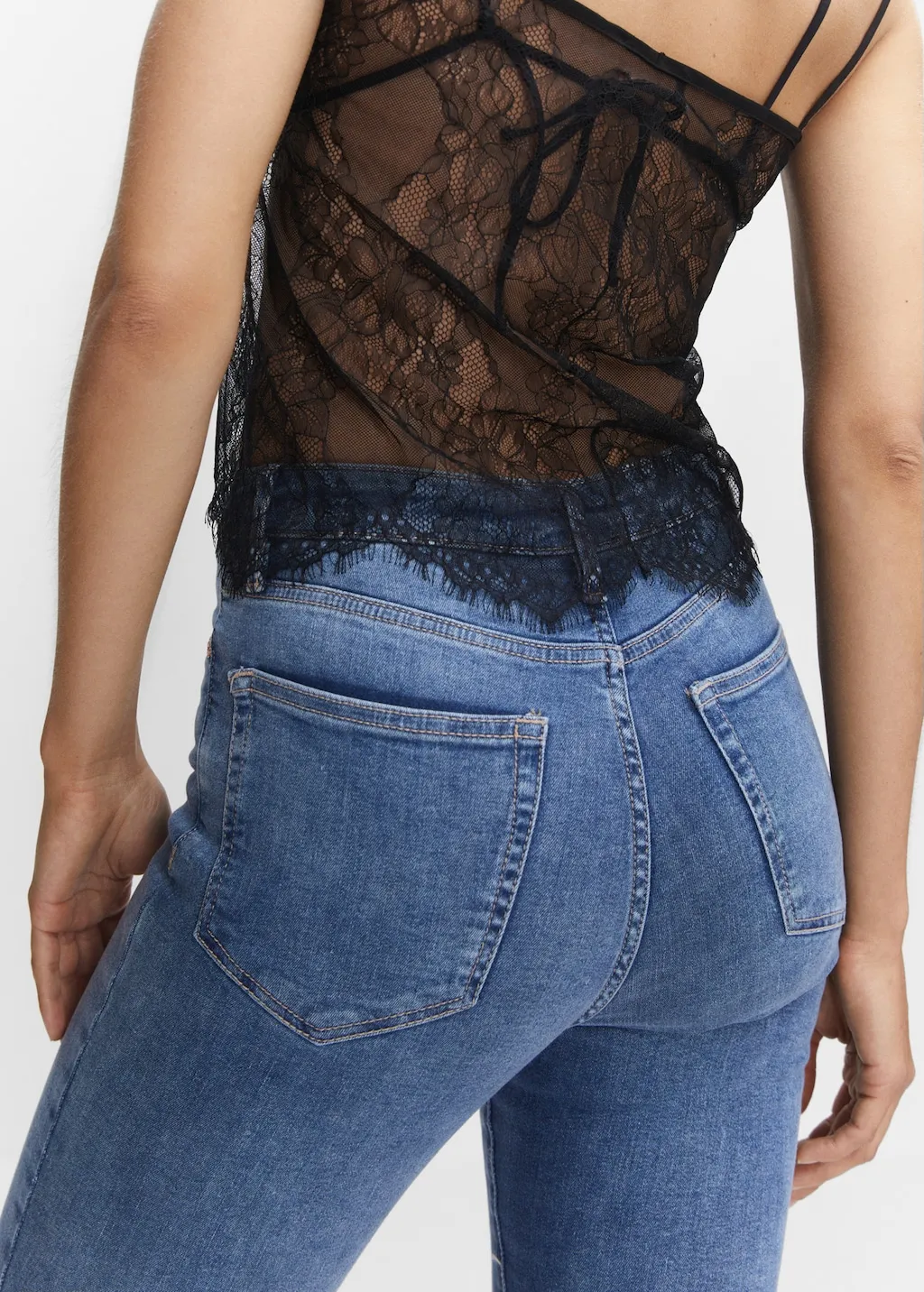 Jeans skinny vita alta