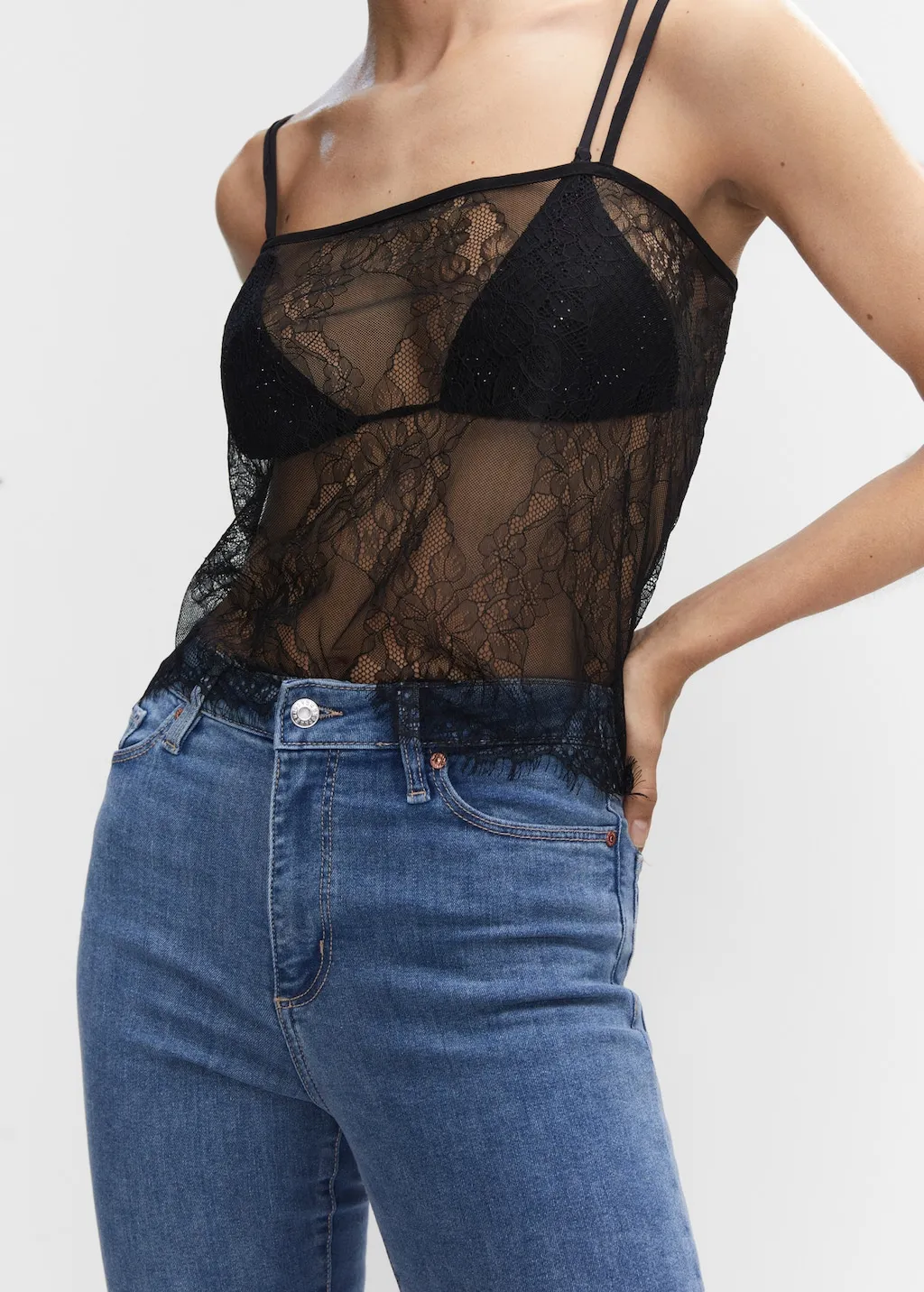 Jeans skinny vita alta