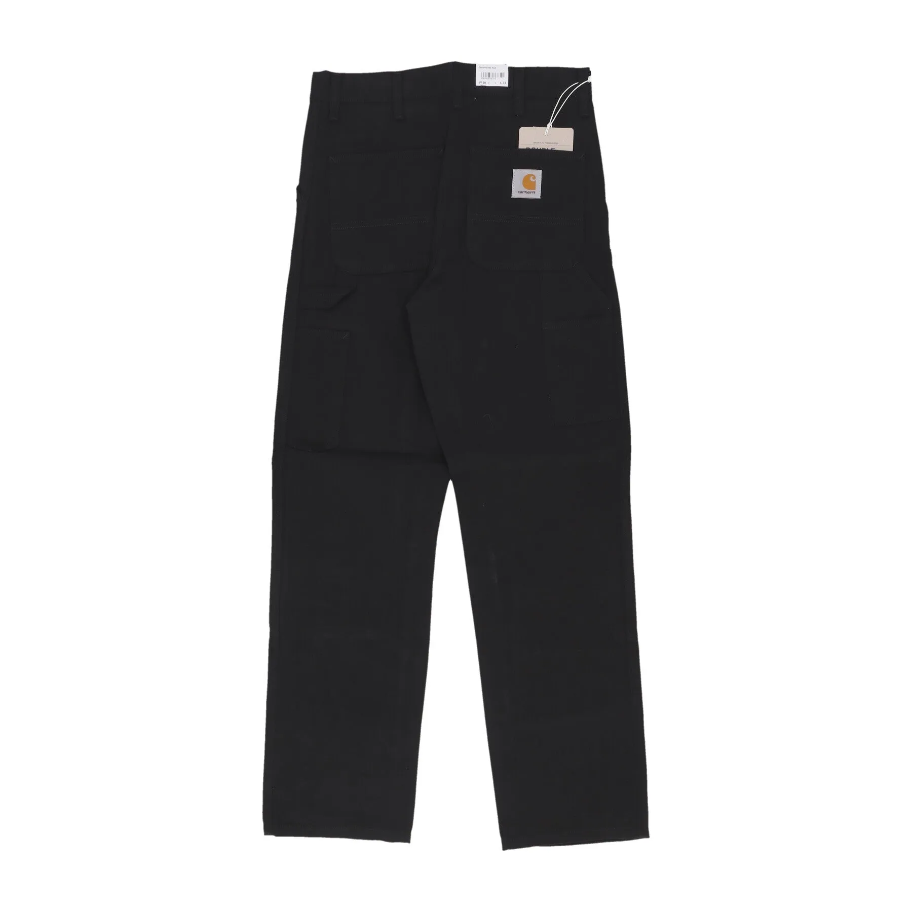 Jeans Uomo Double Knee Pant Black Rigid
